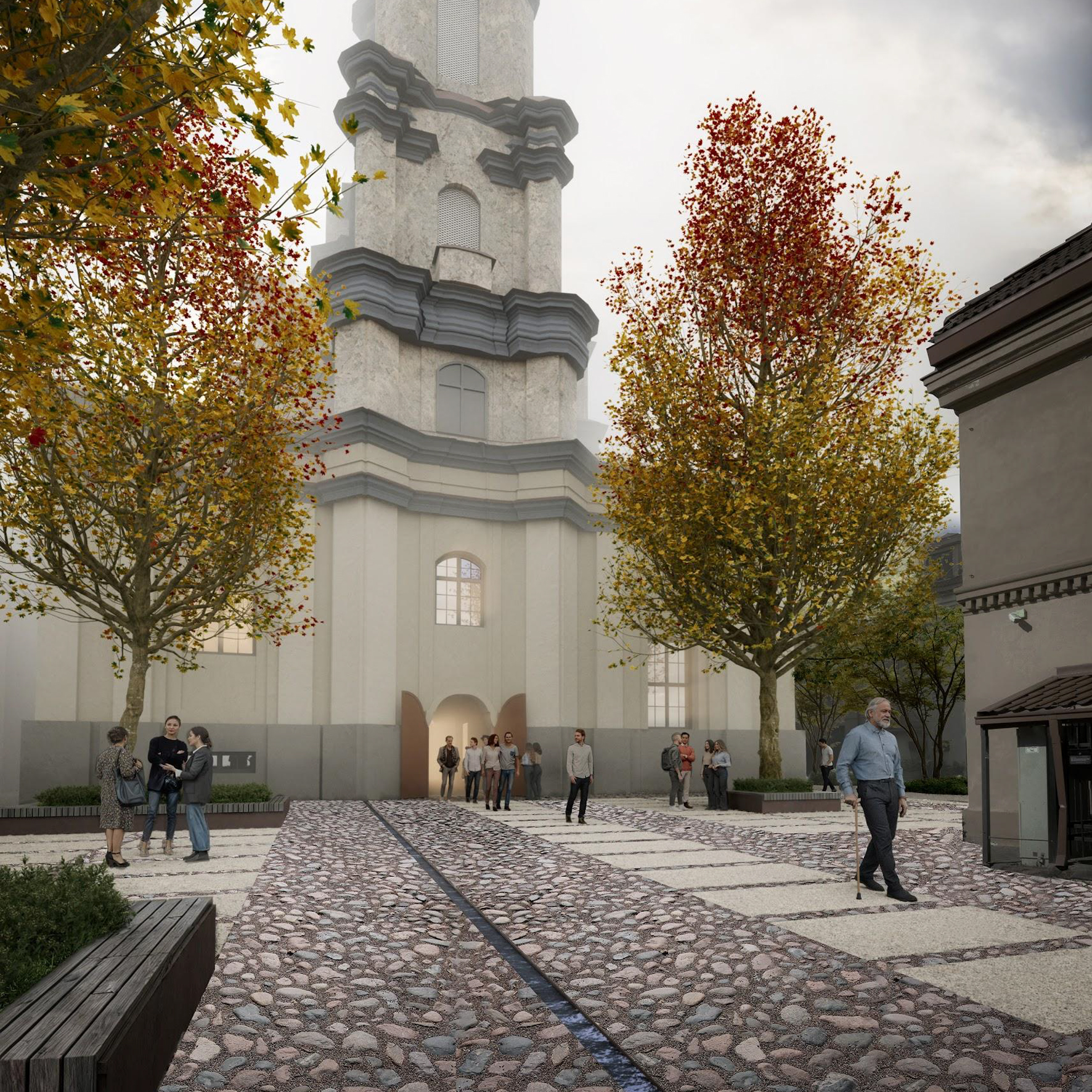 Ramintojos bažnyčios skveras